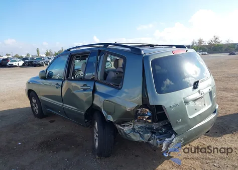 2004 Toyota Highlander V6 из США, поврежденный, VIN JTEDP21A040039835